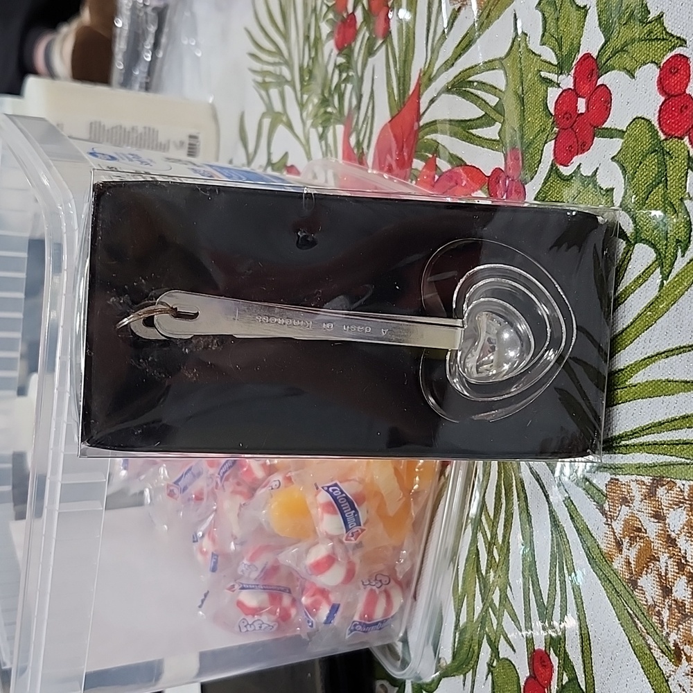 KATE ASPEN STAINLESS STEEL HEART SHAPED MEASURING SPOON SET